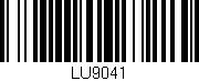 Código de barras (EAN, GTIN, SKU, ISBN): 'LU9041'
