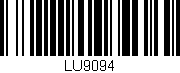 Código de barras (EAN, GTIN, SKU, ISBN): 'LU9094'
