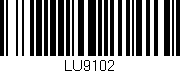 Código de barras (EAN, GTIN, SKU, ISBN): 'LU9102'