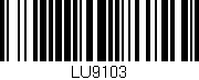 Código de barras (EAN, GTIN, SKU, ISBN): 'LU9103'