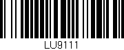 Código de barras (EAN, GTIN, SKU, ISBN): 'LU9111'