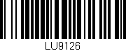 Código de barras (EAN, GTIN, SKU, ISBN): 'LU9126'