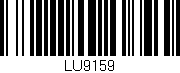 Código de barras (EAN, GTIN, SKU, ISBN): 'LU9159'