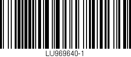 Código de barras (EAN, GTIN, SKU, ISBN): 'LU969640-1'