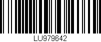Código de barras (EAN, GTIN, SKU, ISBN): 'LU979642'