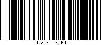 Código de barras (EAN, GTIN, SKU, ISBN): 'LUVEX-FPS-60'