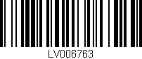 Código de barras (EAN, GTIN, SKU, ISBN): 'LV006763'