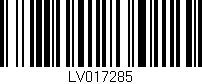 Código de barras (EAN, GTIN, SKU, ISBN): 'LV017285'