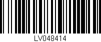 Código de barras (EAN, GTIN, SKU, ISBN): 'LV048414'