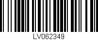 Código de barras (EAN, GTIN, SKU, ISBN): 'LV062349'