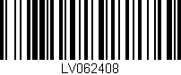 Código de barras (EAN, GTIN, SKU, ISBN): 'LV062408'