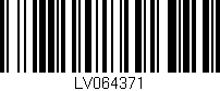 Código de barras (EAN, GTIN, SKU, ISBN): 'LV064371'