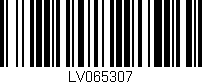 Código de barras (EAN, GTIN, SKU, ISBN): 'LV065307'