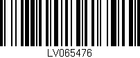 Código de barras (EAN, GTIN, SKU, ISBN): 'LV065476'
