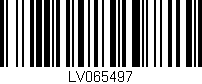 Código de barras (EAN, GTIN, SKU, ISBN): 'LV065497'