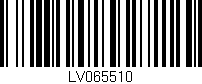 Código de barras (EAN, GTIN, SKU, ISBN): 'LV065510'