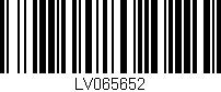 Código de barras (EAN, GTIN, SKU, ISBN): 'LV065652'