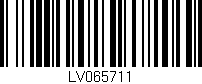 Código de barras (EAN, GTIN, SKU, ISBN): 'LV065711'