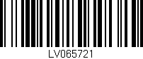 Código de barras (EAN, GTIN, SKU, ISBN): 'LV065721'