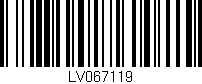 Código de barras (EAN, GTIN, SKU, ISBN): 'LV067119'