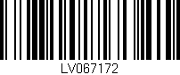 Código de barras (EAN, GTIN, SKU, ISBN): 'LV067172'