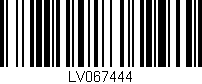 Código de barras (EAN, GTIN, SKU, ISBN): 'LV067444'
