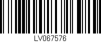 Código de barras (EAN, GTIN, SKU, ISBN): 'LV067576'