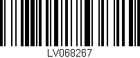 Código de barras (EAN, GTIN, SKU, ISBN): 'LV068267'