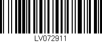 Código de barras (EAN, GTIN, SKU, ISBN): 'LV072911'