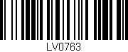 Código de barras (EAN, GTIN, SKU, ISBN): 'LV0763'