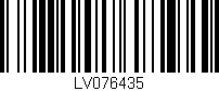 Código de barras (EAN, GTIN, SKU, ISBN): 'LV076435'