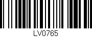 Código de barras (EAN, GTIN, SKU, ISBN): 'LV0765'