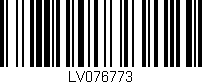 Código de barras (EAN, GTIN, SKU, ISBN): 'LV076773'