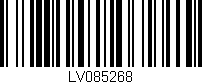 Código de barras (EAN, GTIN, SKU, ISBN): 'LV085268'