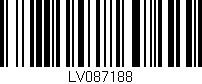 Código de barras (EAN, GTIN, SKU, ISBN): 'LV087188'
