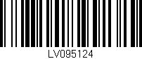Código de barras (EAN, GTIN, SKU, ISBN): 'LV095124'