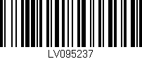Código de barras (EAN, GTIN, SKU, ISBN): 'LV095237'