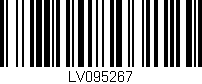Código de barras (EAN, GTIN, SKU, ISBN): 'LV095267'