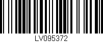 Código de barras (EAN, GTIN, SKU, ISBN): 'LV095372'
