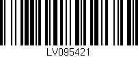 Código de barras (EAN, GTIN, SKU, ISBN): 'LV095421'