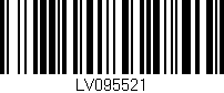Código de barras (EAN, GTIN, SKU, ISBN): 'LV095521'