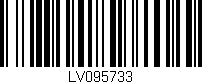 Código de barras (EAN, GTIN, SKU, ISBN): 'LV095733'