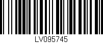 Código de barras (EAN, GTIN, SKU, ISBN): 'LV095745'