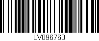 Código de barras (EAN, GTIN, SKU, ISBN): 'LV096760'