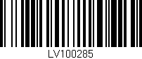 Código de barras (EAN, GTIN, SKU, ISBN): 'LV100285'