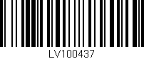 Código de barras (EAN, GTIN, SKU, ISBN): 'LV100437'