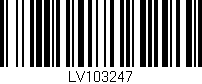 Código de barras (EAN, GTIN, SKU, ISBN): 'LV103247'