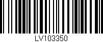 Código de barras (EAN, GTIN, SKU, ISBN): 'LV103350'