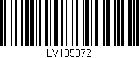 Código de barras (EAN, GTIN, SKU, ISBN): 'LV105072'