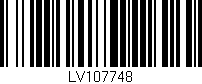 Código de barras (EAN, GTIN, SKU, ISBN): 'LV107748'
